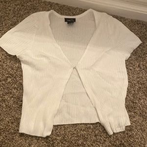 XS white short sleeve shirt